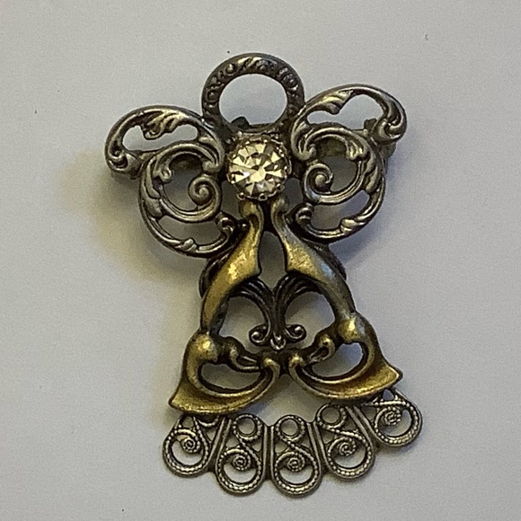 Pair of Angel Brooches - Picture 4 of 7